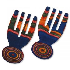 Rainbow Bamboo Scraper, 1 Set